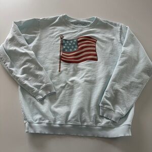 Elisabeth + Faith-Sweatshirt-American Flag-America-4th of July-USA-Size XL